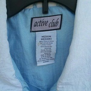 Women's Zip Athletic Jacket Medium Active Club 2pc